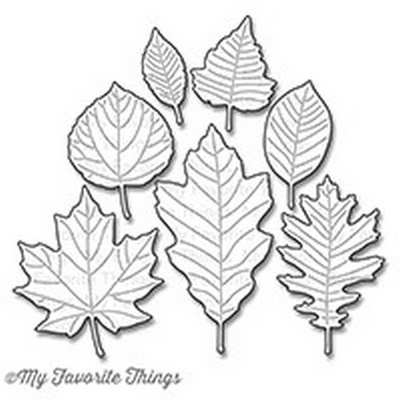 Лезвие My Favorite Things - Die-namics Falling Leaves