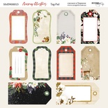 Аркуш двостороннього паперу для скрапбукінгу від Scrapmir - Tag-Pad - Merry Christmas, 20x20cм