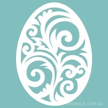 Чипборд від Вензелик - Писанка 03, 51x70 мм, розмір: 51x70 мм