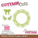 Ніж для вирубки CottageCutz - Ornate Circle Frame, 10x10 см, колекція My Little Shoebox