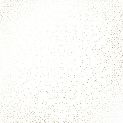 Аркуш одностороннього паперу з фольгуванням Golden Mini Drops White, ТМ Фабрика Декору