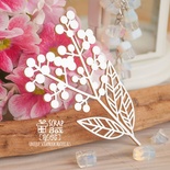 Чипборд ScrapBox — декоративна гілочка з горошком Hf-195