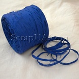 Рафія натуральна, колір синій, 1 метр