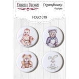 Набор скрапфишек Фабрика Декору из 4 шт. FDSC 019