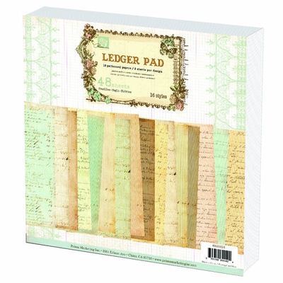 Набор бумаги Prima - Ledger 12"x12" Paper Pad, 30x30см, 48 листов