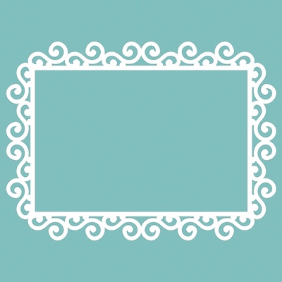 Чипборд від Вензелик - Рамочка 46, розмір: 85*63 мм
