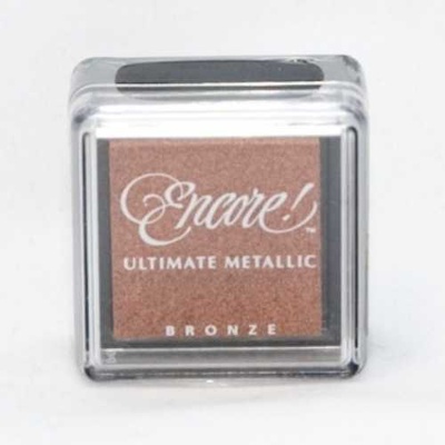 Чернила Tsukineko Encore Ultimate Metallic Small Ink Pad - Bronze