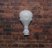 Пластикова прикраса від E.В.A - "Повітряна куля" (під метал), 4x2.2см