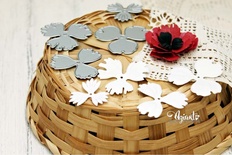 Ножі для вирубки від AgiArt - "Півонії малі"