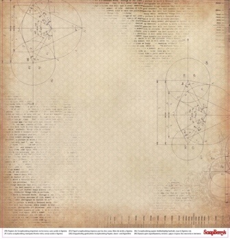 Бумага двусторонняя для скрапбукинга от ScrapBerry's - Фотоархив - Моменты, 30,5х30,5 см