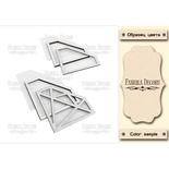 Набір заготовок для шейкерів Кристали, колір молочний, ТМ Фабрика Декору