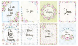 Аркуш з карточками Mona Design - 13802, 20x30 см