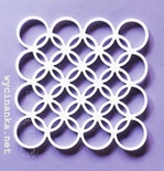 Маска - шаблон від Wycinanka - Кільця, 1 ел.