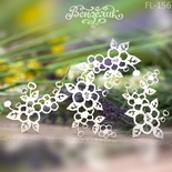 Чипборд від Вензелик - Набір флори 26, розмір: 125x98 мм