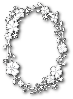 Ніж від Memory Box - Calla Oval Wreath - Вінок з калів