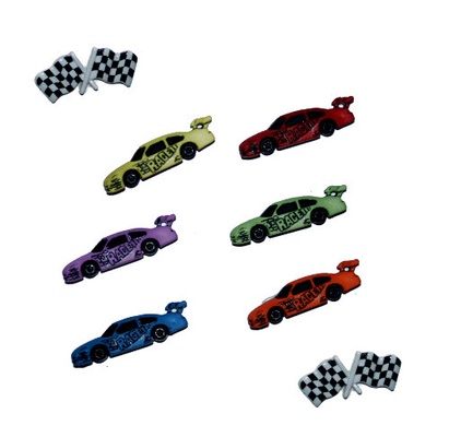 Набір декоративних ґудзиків Dress It Up - Start Your Engines