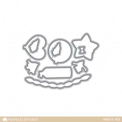 Ножі для вирубки від Mama Elephant - Party Kit - Creative Cuts