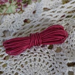 Вощеный шнур, 1,2мм, цвет фуксия,  5 метров