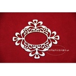 Чипборд Scrapiniec - Рамка з орнаментом овал