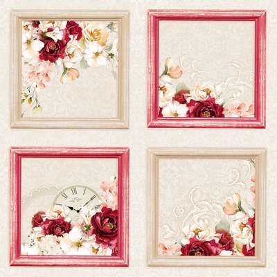 Набiр паперу для скрапбукiнгу Lemoncraft - Memories, 15х15см