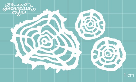 Чипборд від Вензелик - Набір деревʼяних спилів 02, розмір: 85x46 мм