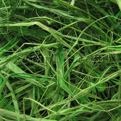 Рафия натуральная, цвет ярко-зеленый, 55-70 г