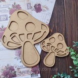 Заготовка артборд Гриб великий від WOODchic, 16x20см, мдф 3м