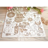 Чипборд ScrapBox - Набір піратів великий Hc-065