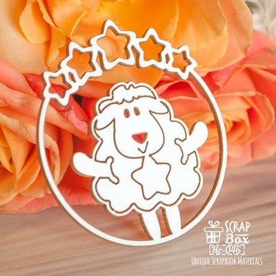 Чипборд ScrapBox - Зодіак Овен Hc-046