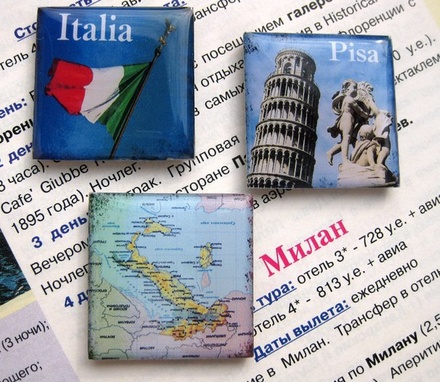 ЦЕНА СНИЖЕНА! Фишки для скрапбукинга с эпоксидным покрытием Италия