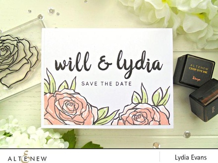 Набор штампов от Altenew - Calligraphy Alpha Stamp Set