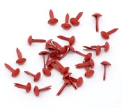 Брадси круглі, 9x4,5м (діаметр 4.5 мм), колір червоний, 20 шт.