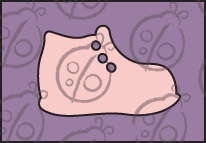 Чипборд Ботиночек мальчика