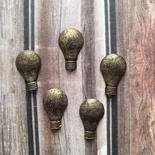 Пластикова прикраса Лапмочки, 5шт., під античне золото від E.В.A., 1,2х2см