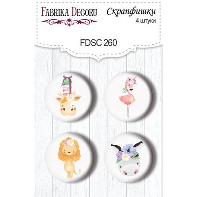 Набір фішок ТМ Фабрика Декору з 4 шт. №260, Summer holiday