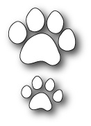Ніж для вирубки від Poppystamps - Kitty Paw Prints