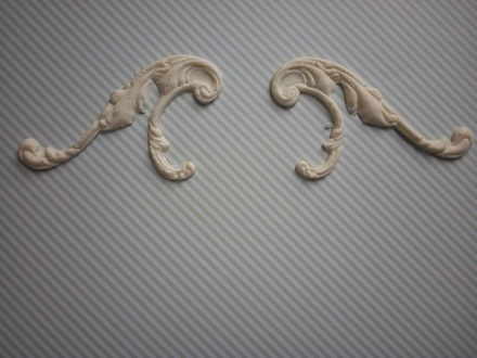 Гнучкі пластикові фігурки - Набір завитків №2, 10x6см