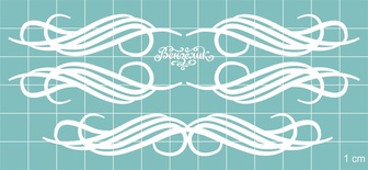 Чипборд від Вензелик - Набір вензлів 28, розмір: 50x124 мм