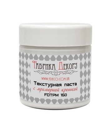 Текстурна паста від Фабрики декору з мармуровою крихтою, 150 мл