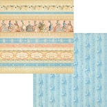 Лист скрапбумаги Graphic 45 - Gilded Lily - Royal Gardens, двусторонняя, 30х30 см.