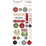 Ґудзики Teresa Collins - Candy Cane Lane - Chipboard Buttons