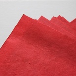 Тутовий папір ручної роботи, колір червоний, формат А4