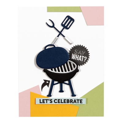 Ножі від Spellbinders - Die D-Lites Weekend Grill Etched Dies 