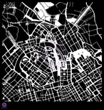 ЦЕНА СНИЖЕНА! Маска от Prima -  Stencils- Map, 30 x 30 см.