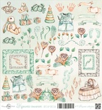 Аркуш скрап-паперу ScrapEgo - Милі штучки - Крихітка-синочок, 30,5x30,5см