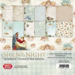 Набір одностороннього скрап-паперу від Craft & You Design - Silent Night, 15x15см, 36 шт., 190 г/м²