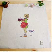 Картинки на льоні - Випікала пиріг, арт.0147 - E, 30x30 см