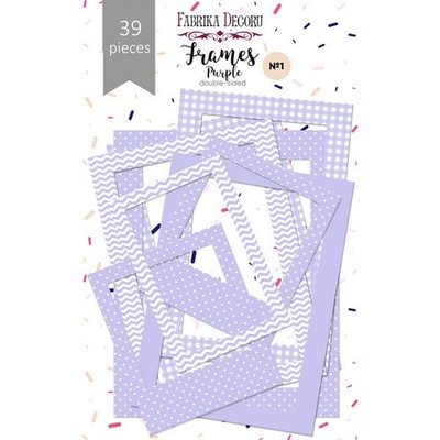 Набір рамок №1 Purple 39шт., ТМ Фабрика Декору