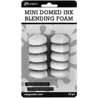 Змінні насадки для інструмента для тонування Ranger - Mini Domed Ink Blending Foam, 10 штук