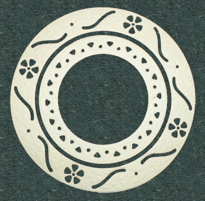 Об’єднані значення Gallery Tools — Кругові рамочки, діаметр: 12,5см і 6 см, колір шампань;